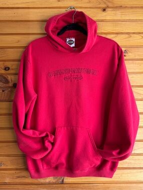 Harley-Davidson 2X Red Hoodie Grand Canyon Bellmont AZ Embroidered Pullover USA